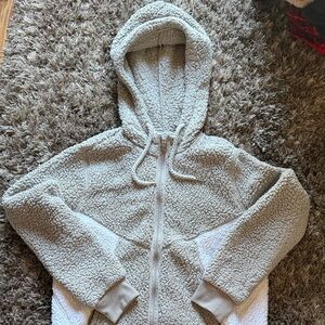 26 International Textured faux Sherpa Jacket comfortable, warm size small